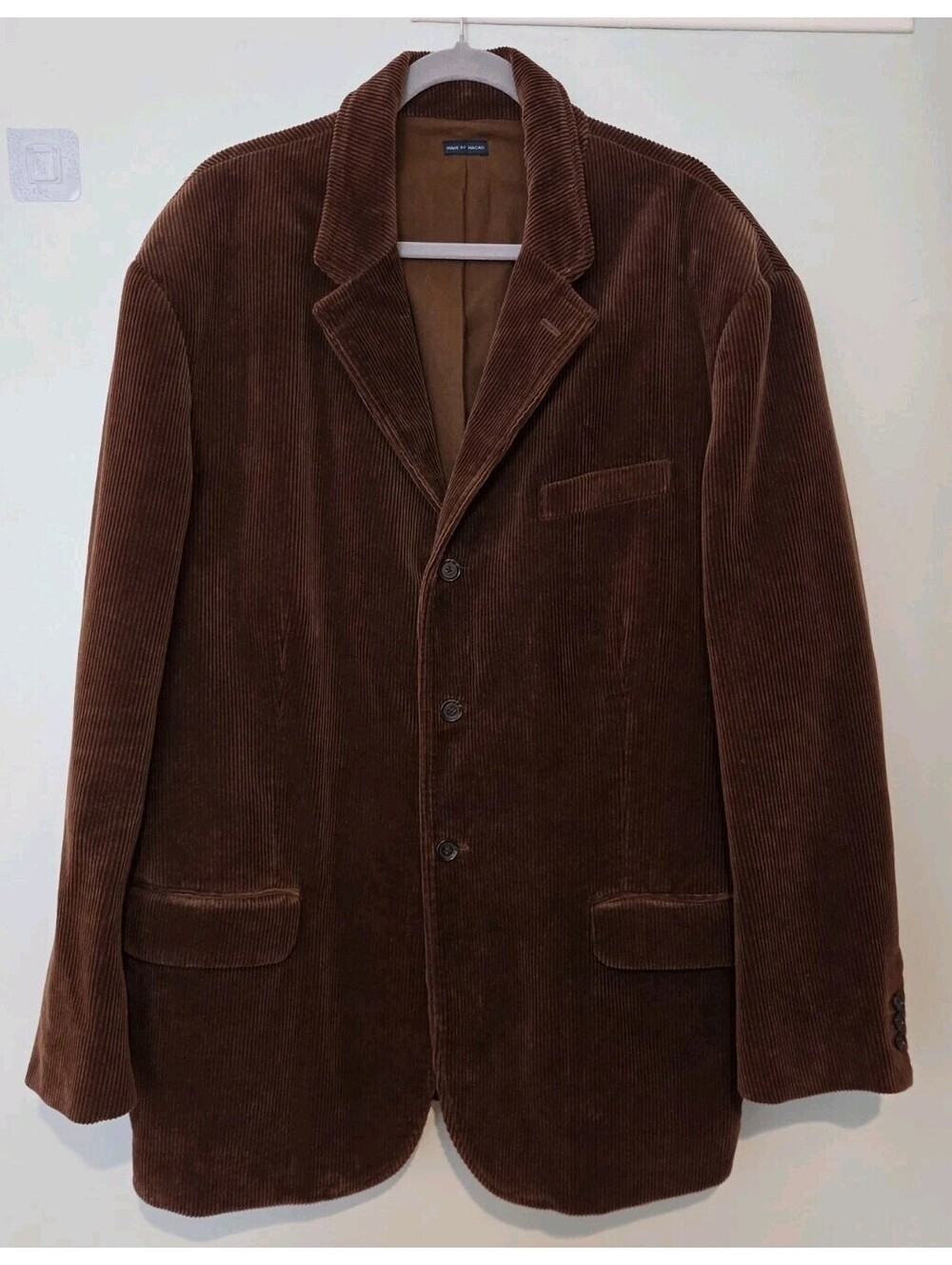 Polo By Ralph Lauren XXL Brown Corduroy Blazer Vintage 90s
